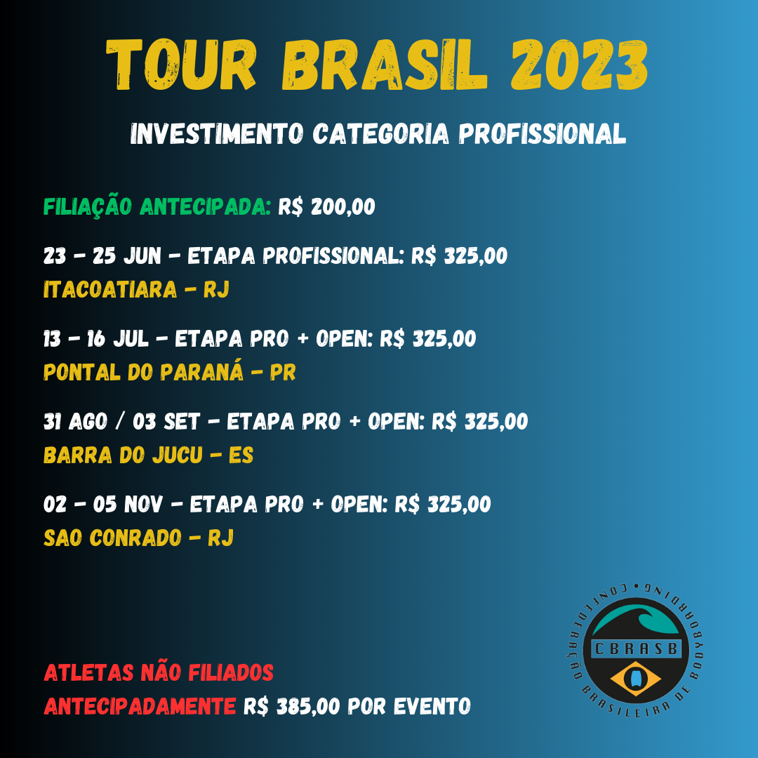 tour a brasil 2023